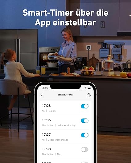 Anker SOLIX Smart Plug, WLAN-Steckdose App Fernbedienung und Spart Stromkosten