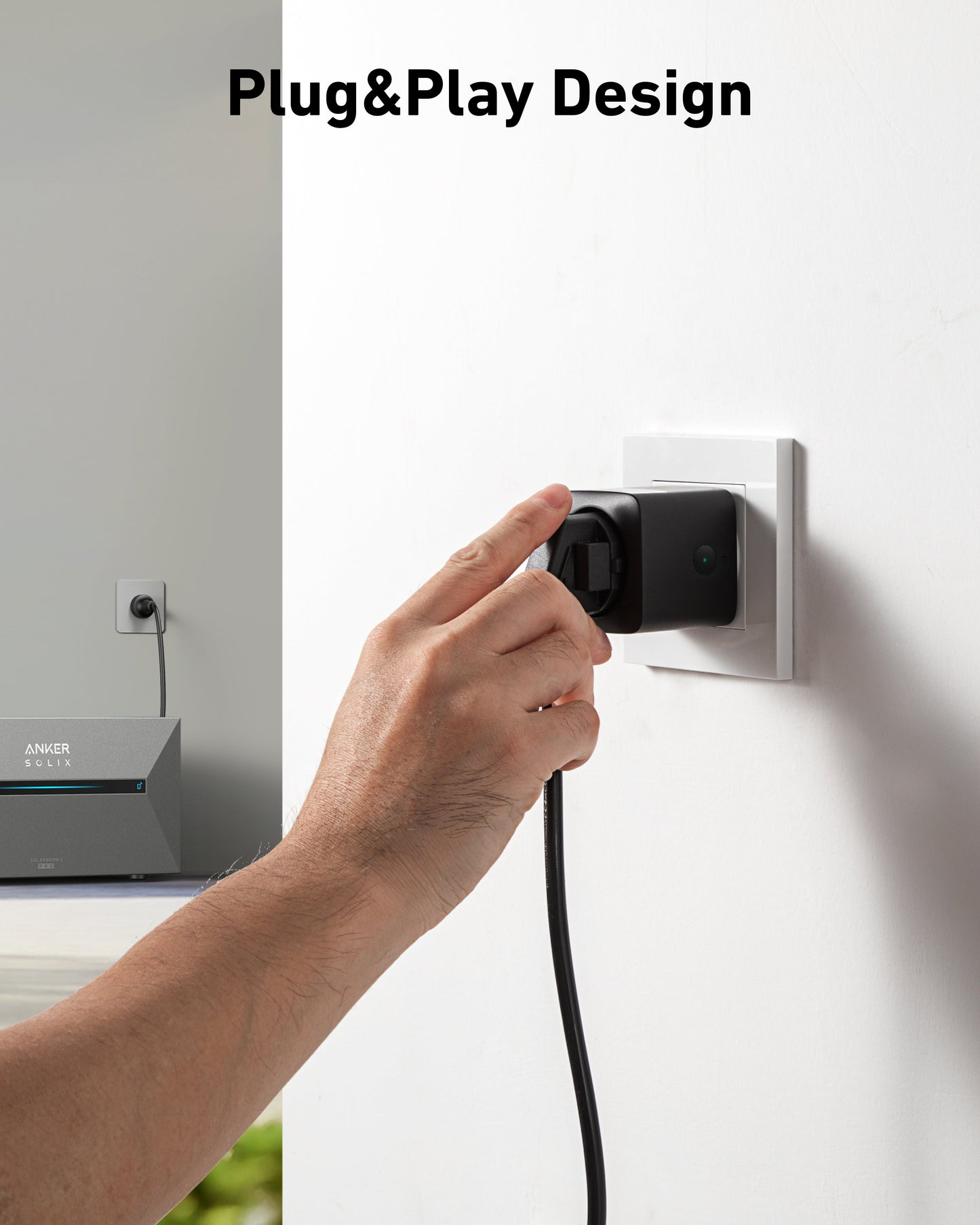 Anker SOLIX Smart Plug, WLAN-Steckdose App Fernbedienung und Spart Stromkosten