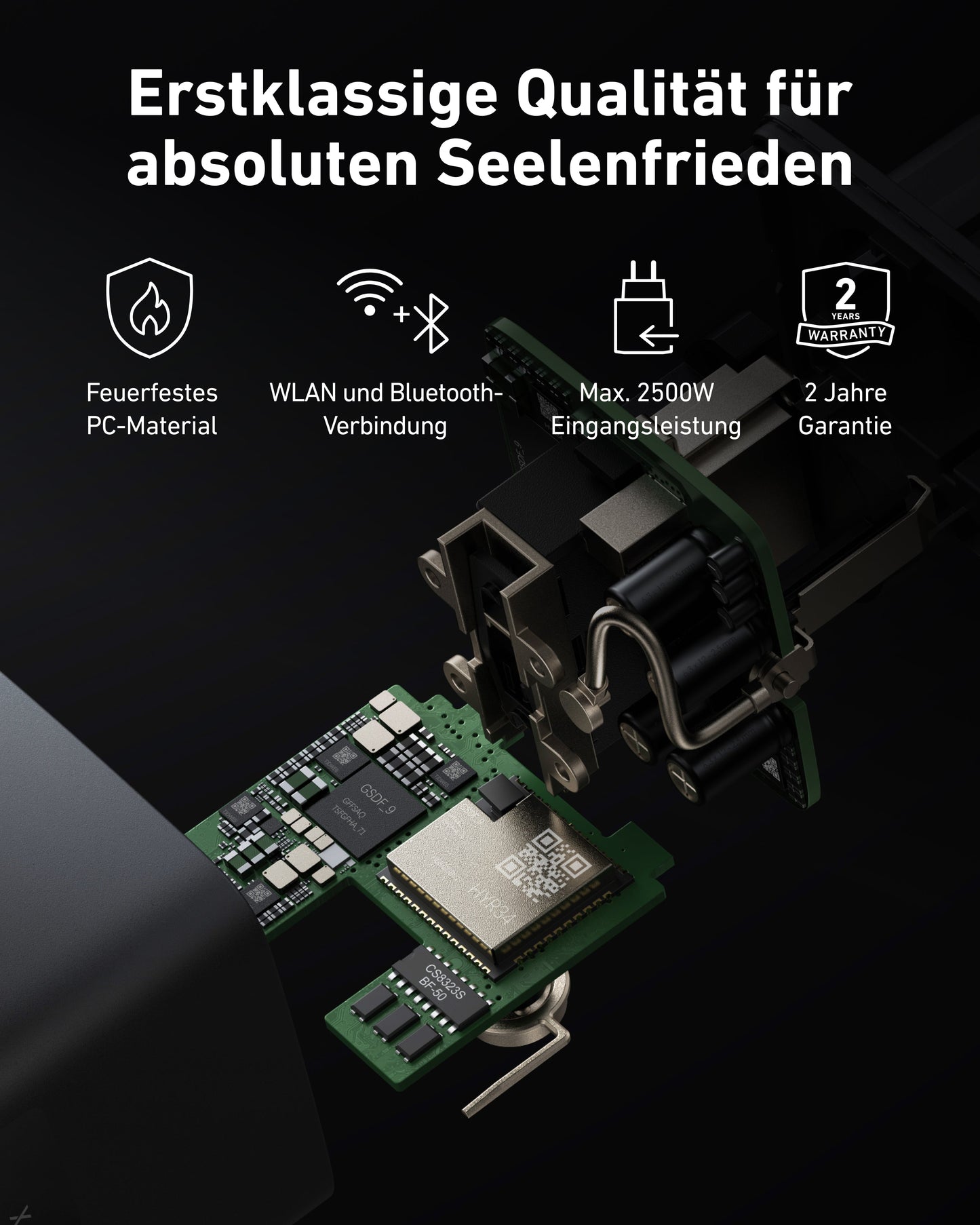 Anker SOLIX Smart Plug, WLAN-Steckdose App Fernbedienung und Spart Stromkosten