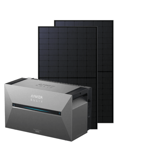 Anker SOLIX Solarbank 3 Pro mit zwei Jolywood 500-Watt-Solarmodulen – Balkonkraftwerk 1000 Watt Komplettset