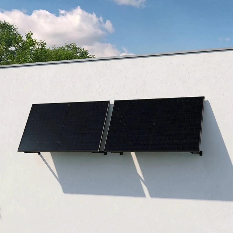 Balkonkraftwerk 2000 Watt mit Speicher | Jackery SolarVault 3 Pro Max & Smart Meter - Solarfantasie.de