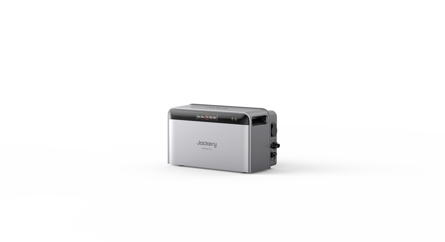 Jackery SolarVault 3 Pro Balkonkraftwerk mit Speicher, 1200W Ausgang, 4000W PV-Eingang, 4 MPPT, erweiterbarer Solarspeicher 2,52–15,12kWh, Plug & Play