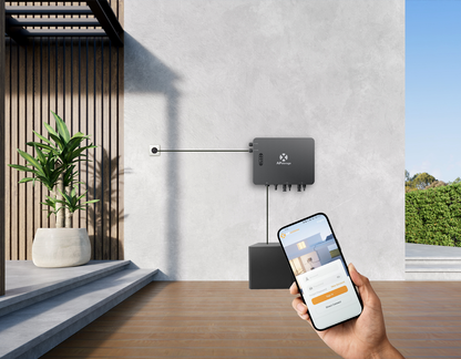 APsystems EZHI Hybrid-Mikrowechselrichter + Felicity ESS 5.12kWh 48V Speicher