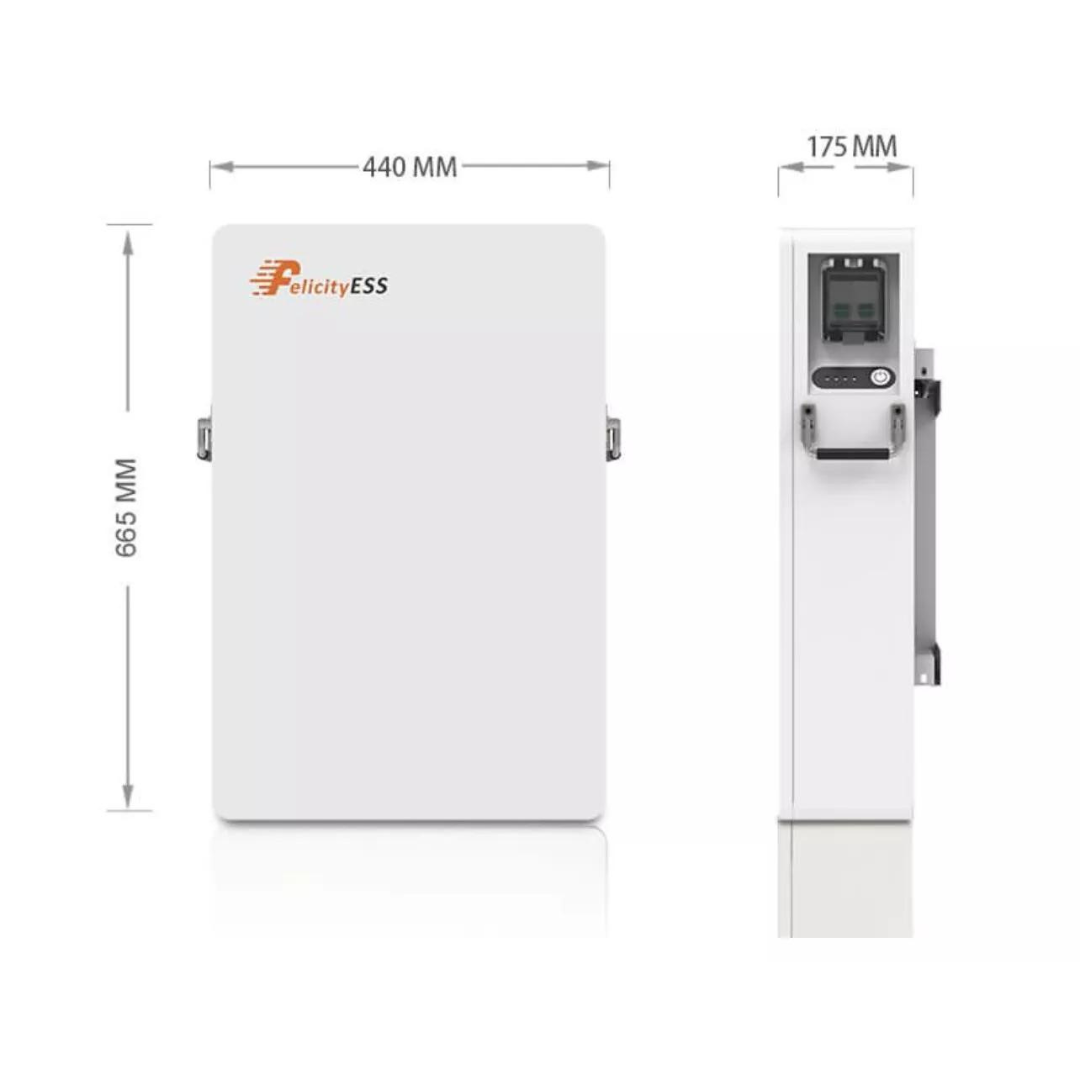 Felicity ESS LUX-E-48100LG04 5,12kWh 48V Speicher PV Solar LiFePO4 Lithium Stromspeicher Akku