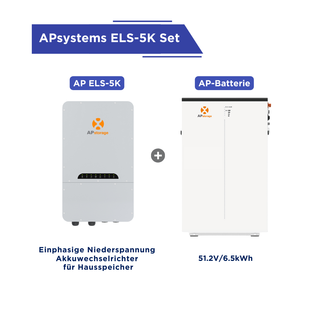 APsystems ELS-5K mit AP-Batterie Set