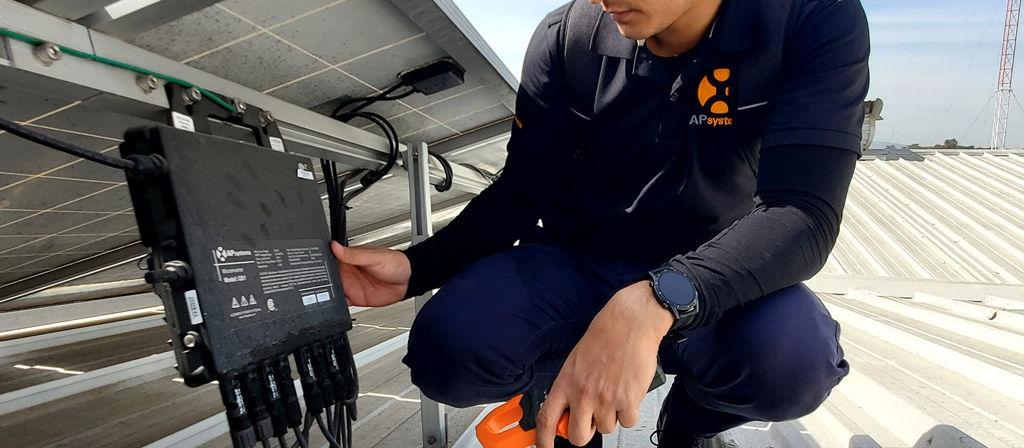 APsystems DS3 Installation – Solaranlage auf Schrägdach