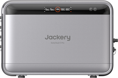 Jackery SolarVault 3 Pro Balkonkraftwerk mit Speicher, 1200W Ausgang, 4000W PV-Eingang, 4 MPPT, erweiterbarer Solarspeicher 2,52–15,12kWh, Plug & Play