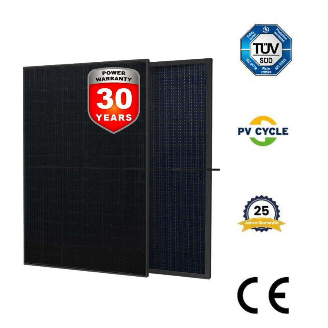 Balkonkraftwerk 1800 Watt l APsystems EZ1D Wechselrichter l 4 x Sunpro Bifaziales Glas Solarmodul 450W