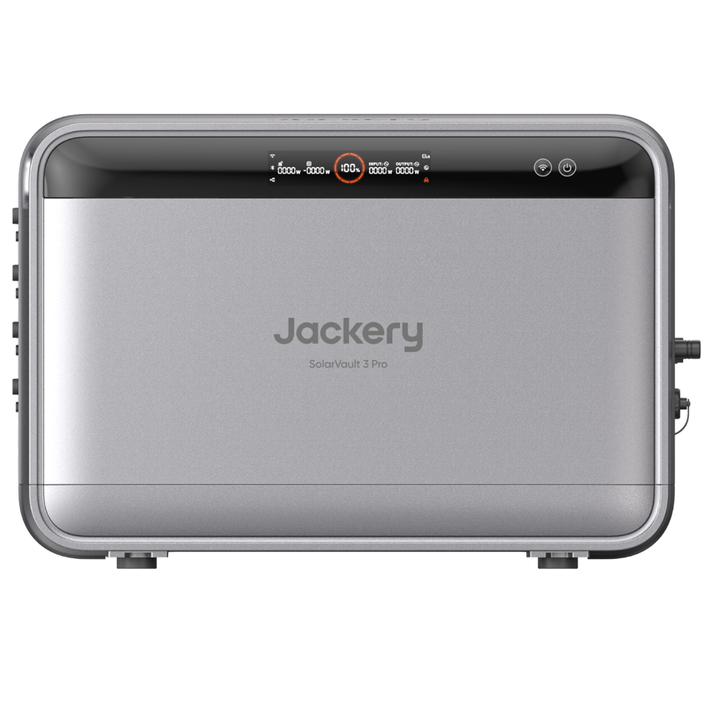 Jackery SolarVault 3 Pro Balkonkraftwerk mit Speicher, 1200W Ausgang, 4000W PV-Eingang, 4 MPPT, erweiterbarer Solarspeicher 2,52–15,12kWh, Plug & Play