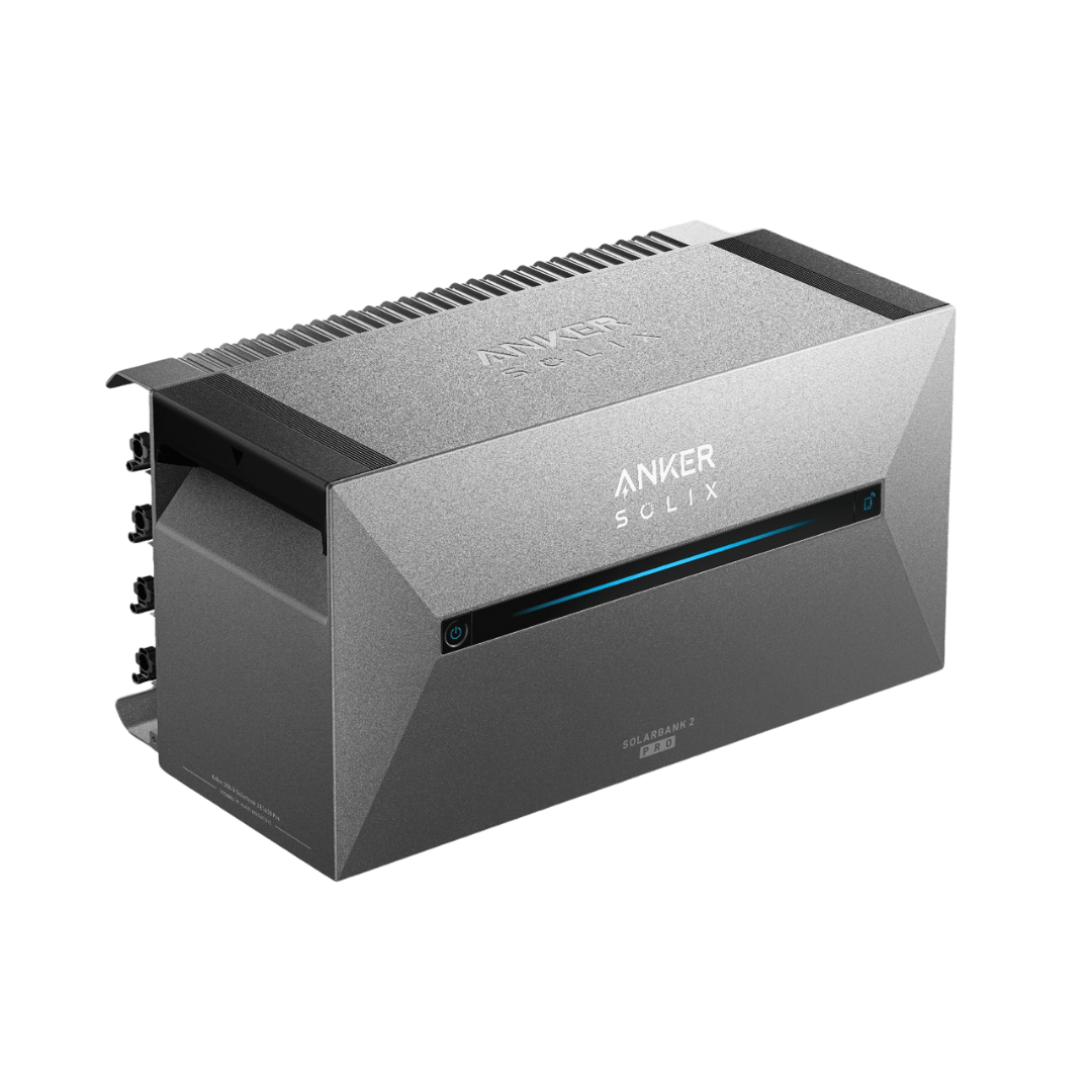 Anker SOLIX Solarbank 2 E1600 PRO – Solareingänge und Anschlüsse