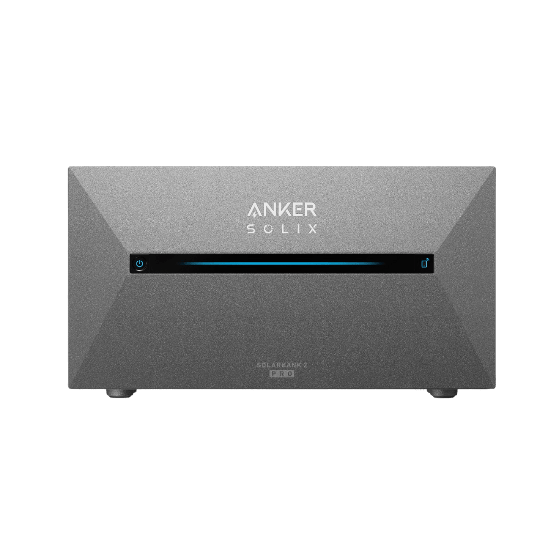 Anker SOLIX Solarbank 2 E1600 PRO – Frontansicht
