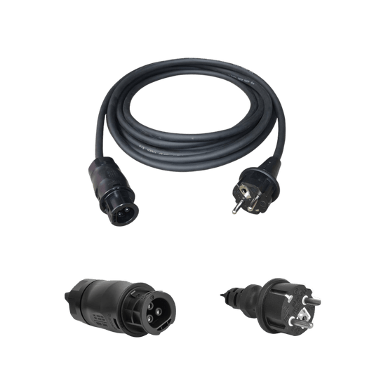 APSystems AC-Kabel BC01 auf Schuko 5m – Anschlusskabel für EZ1M & EZ1D Mikrowechselrichter - Solarfantasie.de