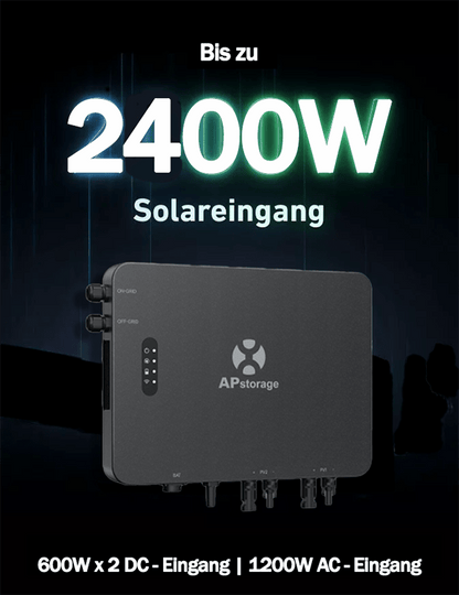 APsystems EZHI Hybrid-Wechselrichter – Balkonkraftwerk Speicher-Wechselrichter mit WLAN - Solarfantasie.de