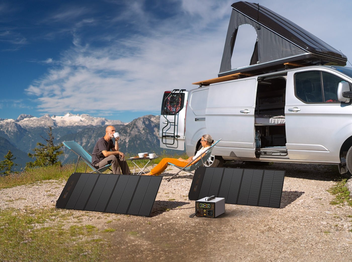APsystems Lake 1000 Tragbarer Solargenerator - 1000W LiFePO4 Powerstation mit Solar-Eingang - Solarfantasie.de