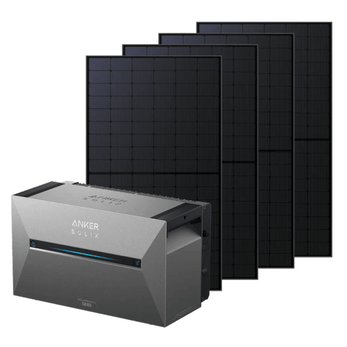 Balkonkraftwerk 2000 Watt mit Speicher | Anker SOLIX Solarbank 3 Pro & Smart Meter - Solarfantasie.de