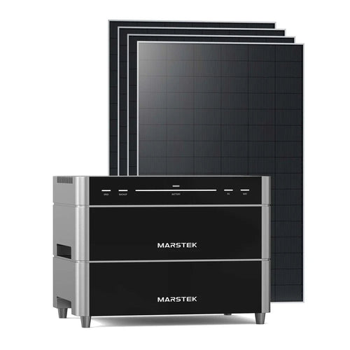 Balkonkraftwerk 2000 Watt mit Speicher – Marstek Venus A mit 4 Jolywood 500W Solarmodulen