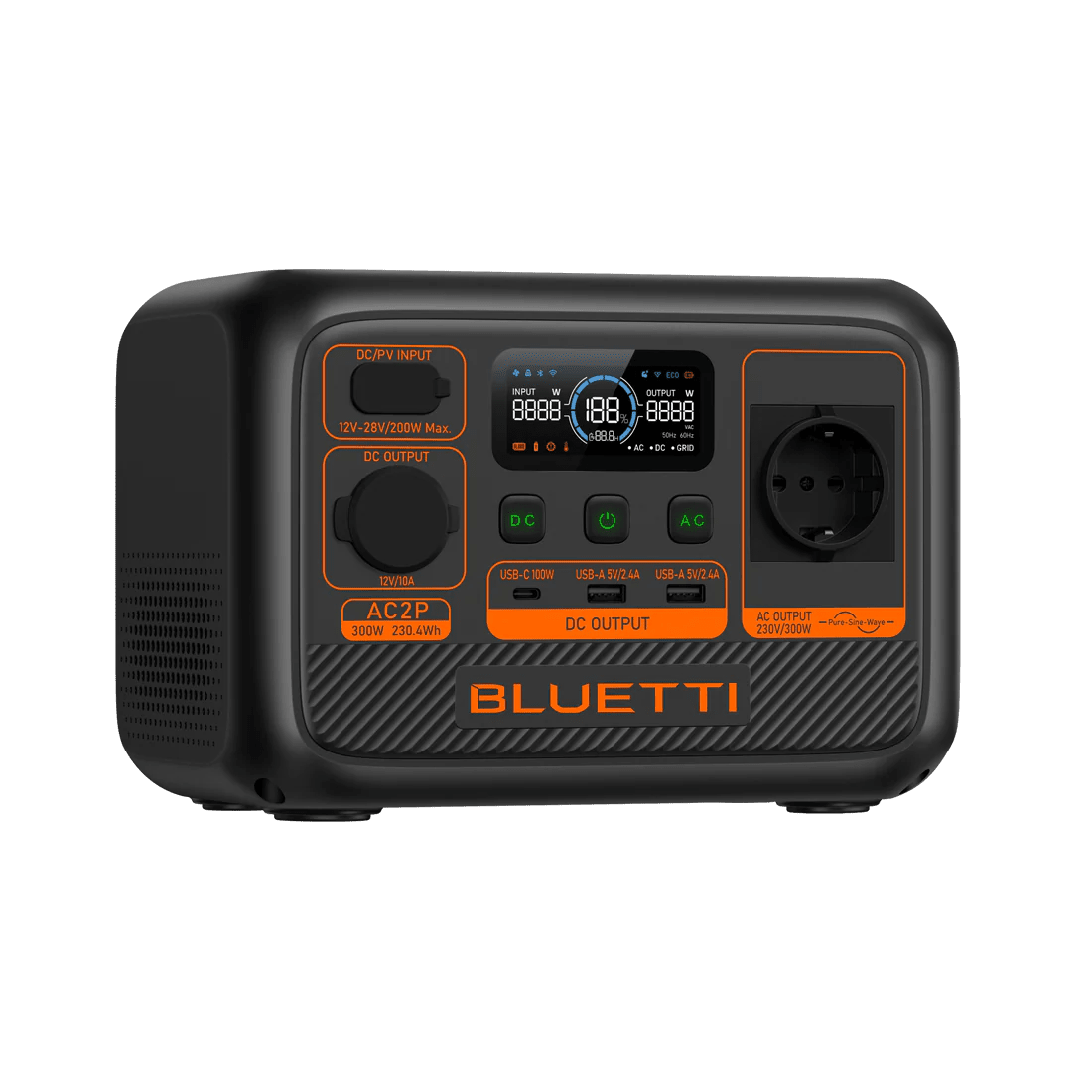 BLUETTI AC2P Tragbare Power Station – Kompakte Powerstation für Camping & Notstrom - Solarfantasie.de