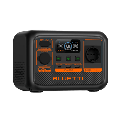 BLUETTI AC2P Tragbare Power Station – Kompakte Powerstation für Camping & Notstrom - Solarfantasie.de
