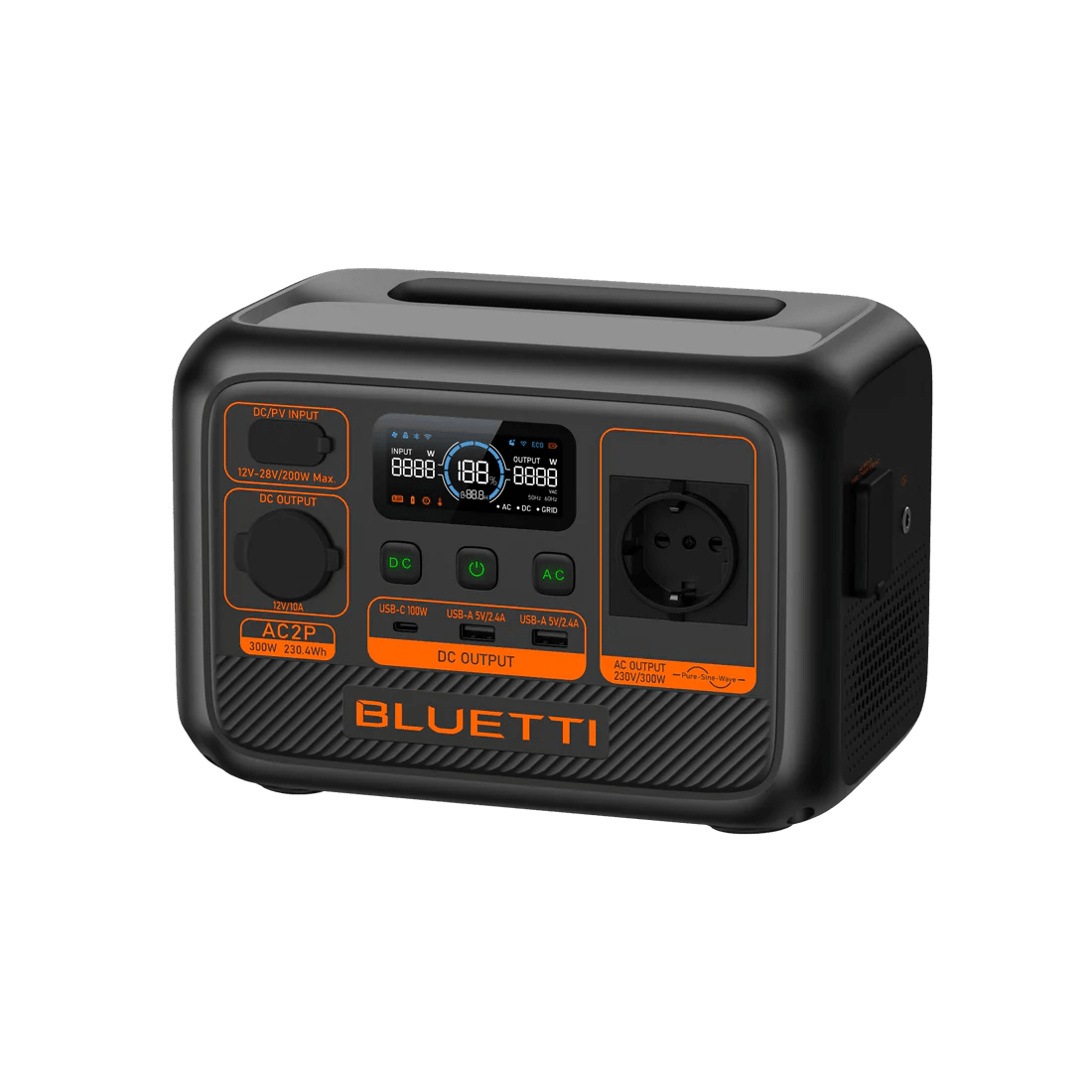BLUETTI AC2P Tragbare Power Station – Kompakte Powerstation für Camping & Notstrom - Solarfantasie.de