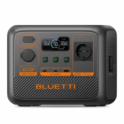 BLUETTI AC50P 504Wh 700W Tagbare Powerstation - Solarfantasie.de