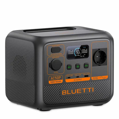 BLUETTI AC50P 504Wh 700W Tagbare Powerstation - Solarfantasie.de
