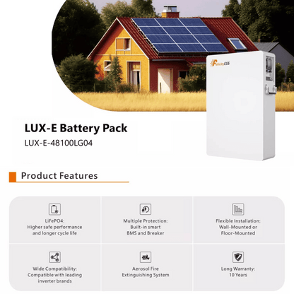 Felicity ESS LUX-E 5,12kWh 48V LiFePO4 Stromspeicher – Solar Batteriespeicher für PV-Anlage - Solarfantasie.de