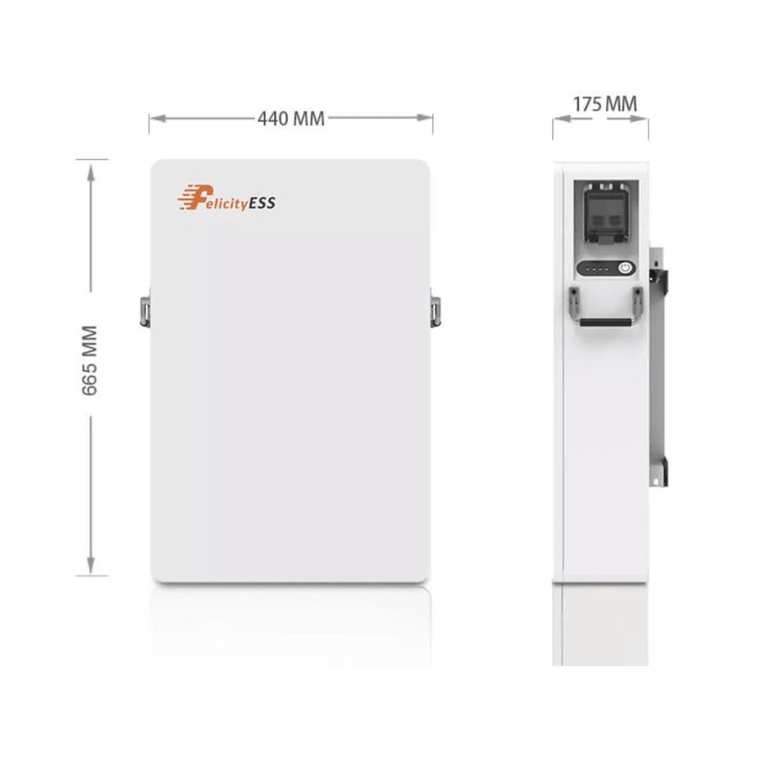Felicity ESS LUX-E 5,12kWh 48V LiFePO4 Stromspeicher – Solar Batteriespeicher für PV-Anlage - Solarfantasie.de