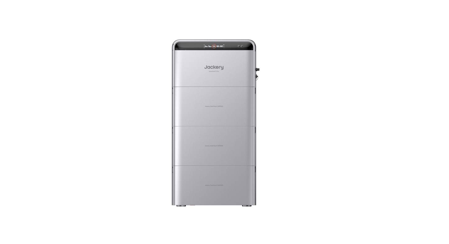 Jackery SolarVault 3 Pro – Balkonkraftwerk mit Speicher, 4 MPPT, 1200W Ausgang, bis 15,12kWh - Solarfantasie.de