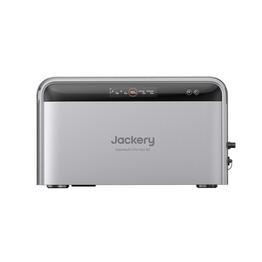Jackery SolarVault 3 Pro Max AC – Frontansicht mit Display
