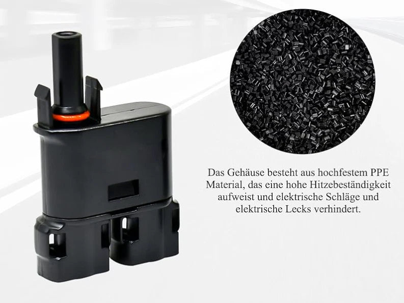 Solarstecker Y & T Verteiler MC4 Kompatibel je paar